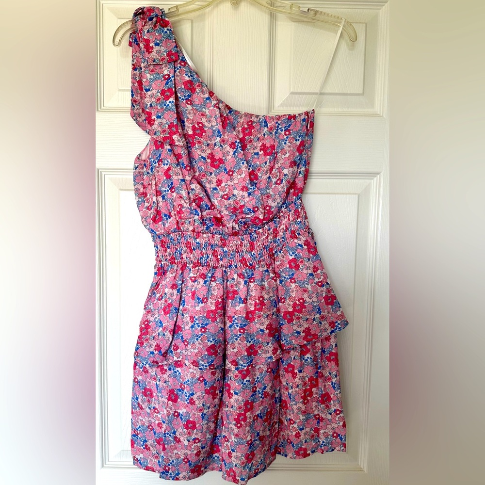 Avara Floral One-Shoulder Dress -New!